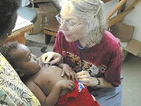 Helen with Patient