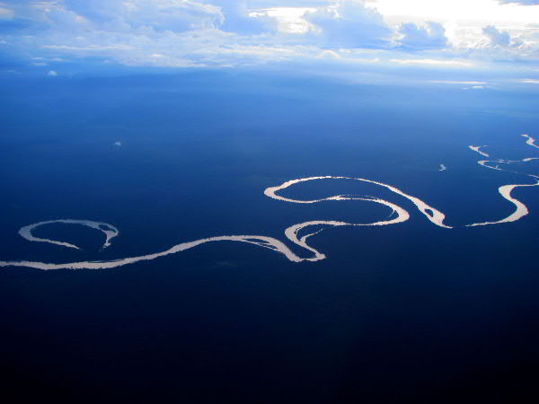 Mighty Sepik River by Air